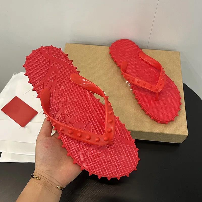 Men Shoes Red Tape - Men's New Summer Red Sole Flip