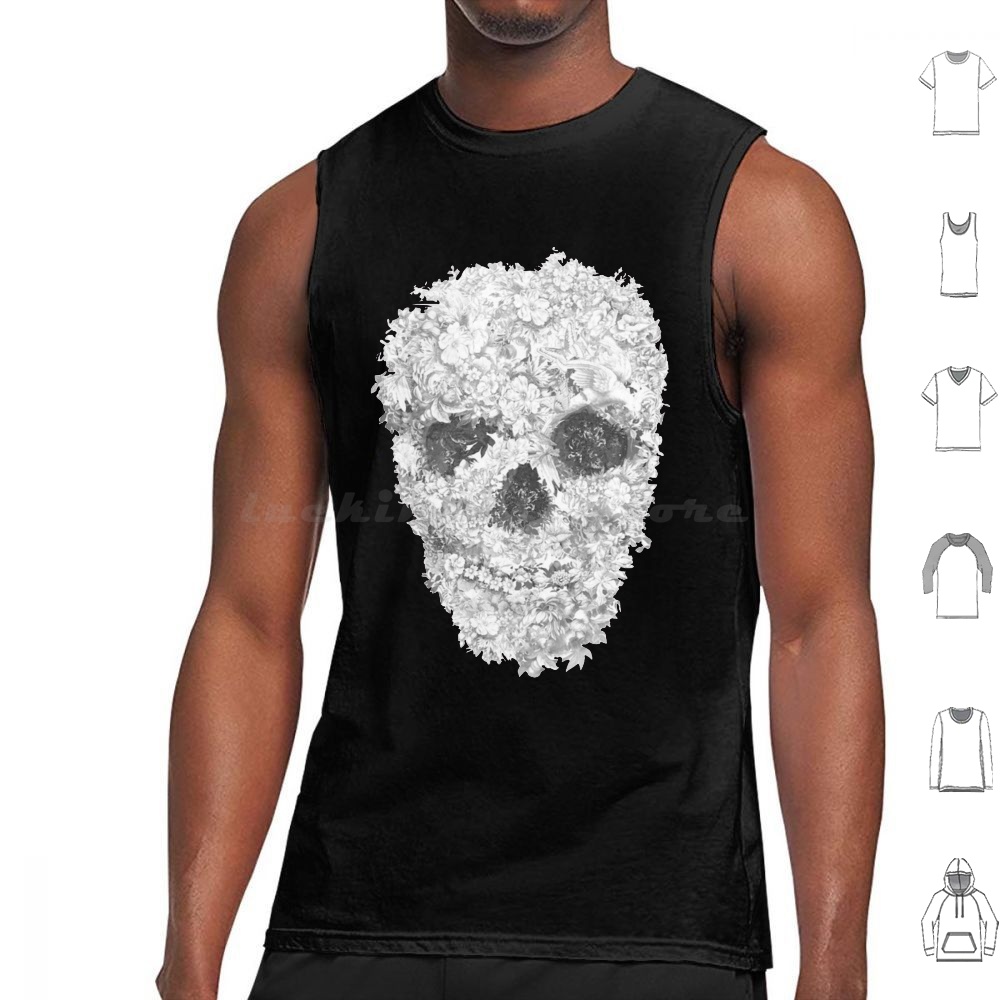 Skull Floral Essential T Tank  - Men Shoes Essentials review and price