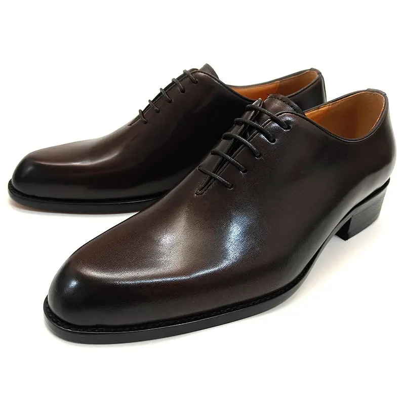 Successful Men's Leather Shoes - Oxford Brogue Leather review and price