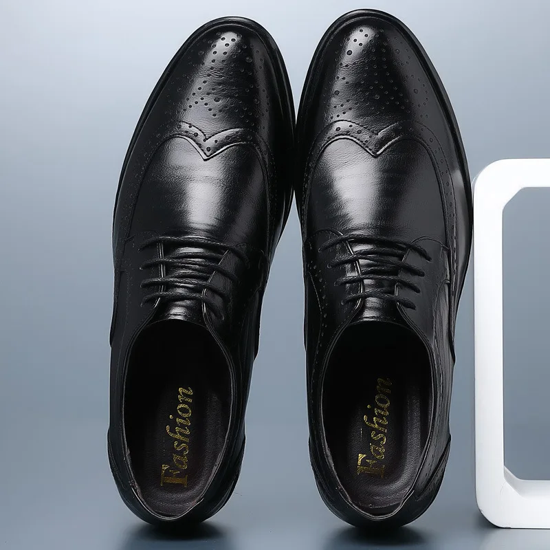 Oxford Shoes Genuine Calfskin  - Oxford Brogue Leather review and price