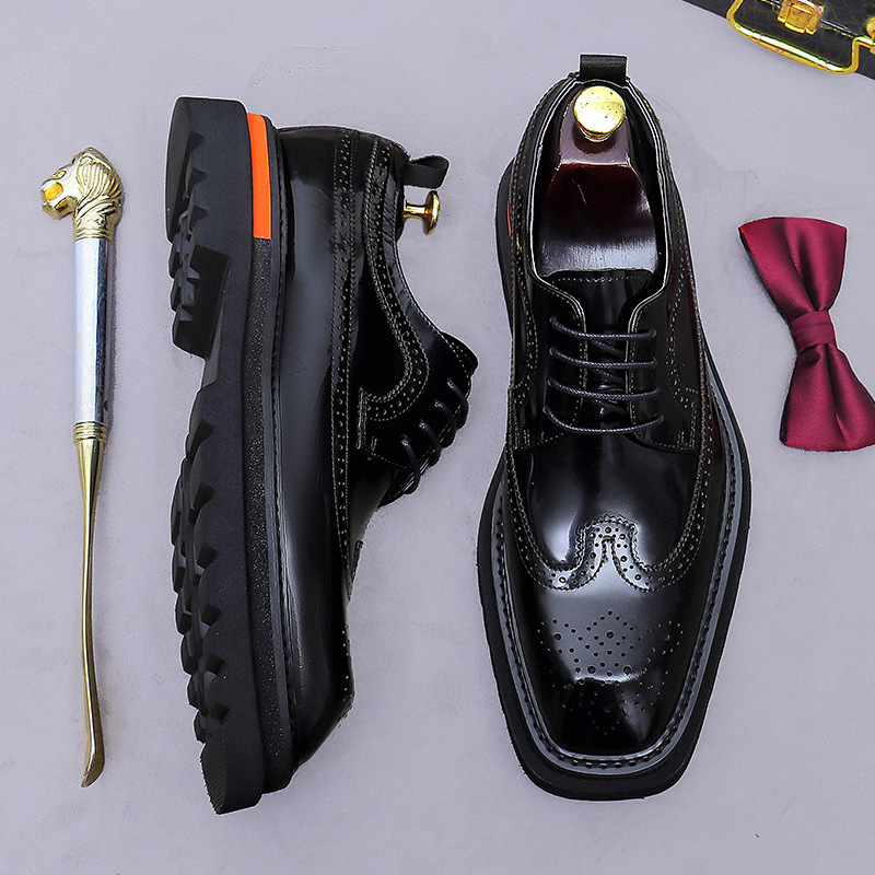 Men's Brogue Platform Oxford S - Oxford Brogue Leather review and price