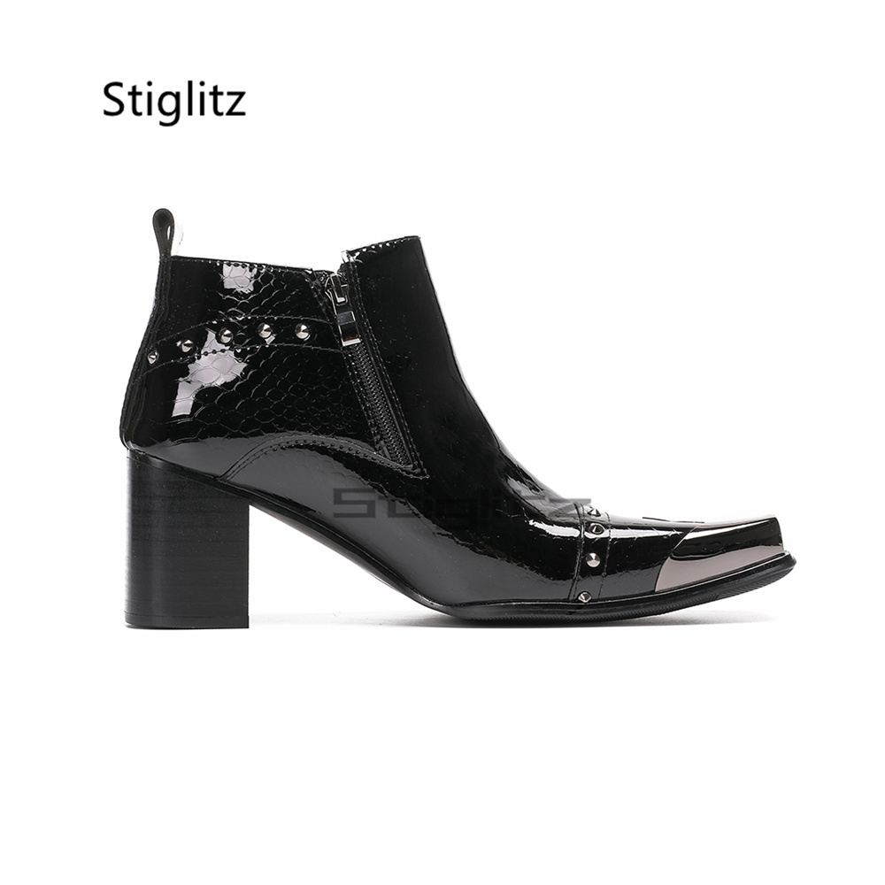 Patent Leather Men's Rivets Ch - Men Shoes Size 11 review and price