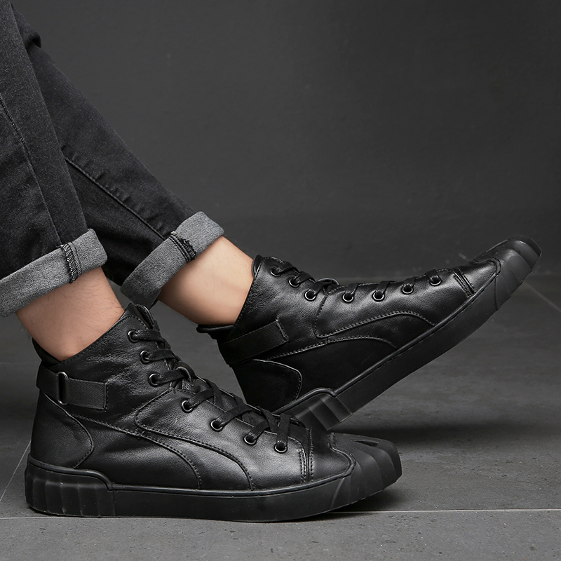 Genuine Leather Casual Short B - Men'S Shoes Business Casual review and price
