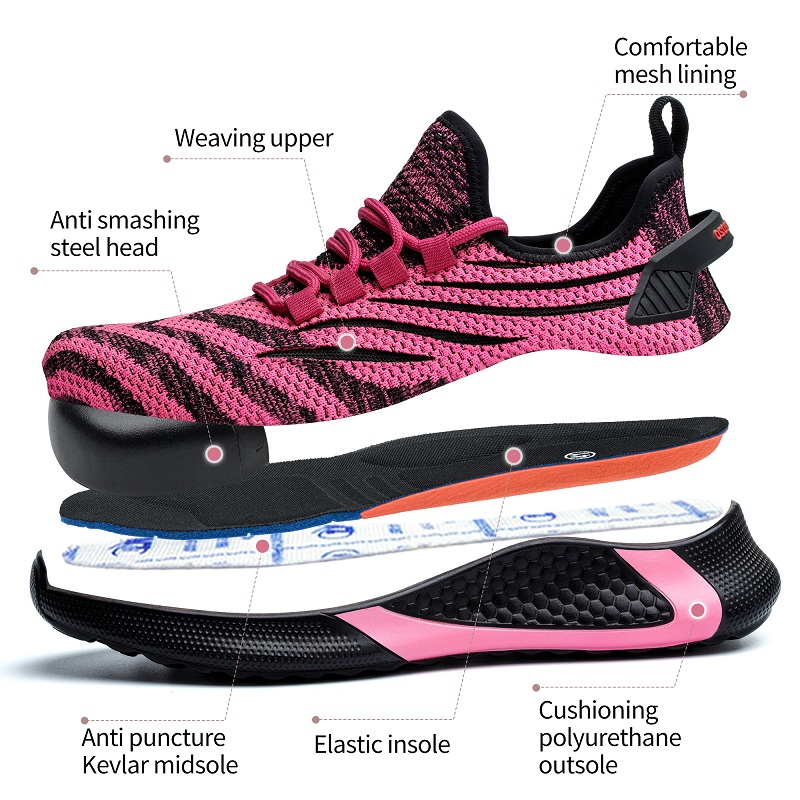 Rose Red Women Work Safety Sho - Men Shoes Red Tape review and price