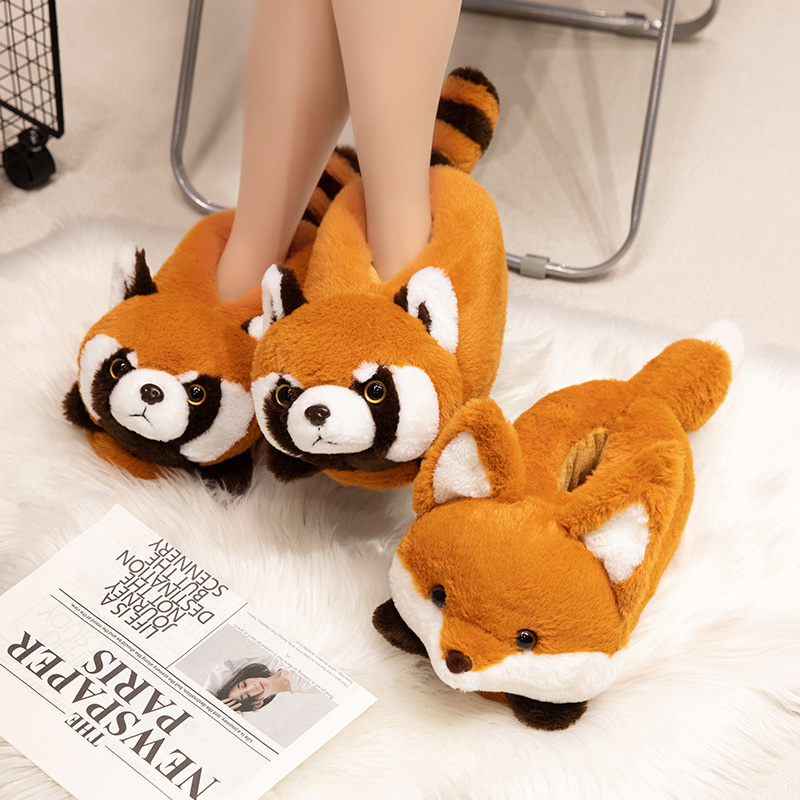 Cute Red Panda Fox Shoes Women - Men Shoes Red Tape review and price